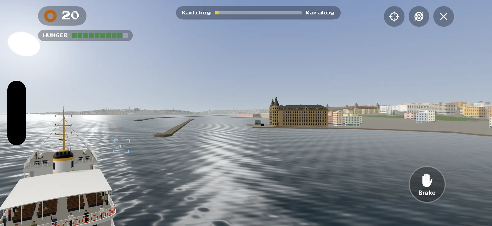 Leaving Kadıköy, past Haydarpaşa Station